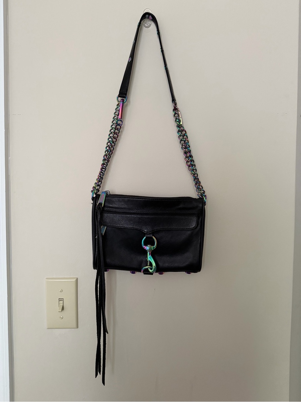 Rebecca Minkoff Mini Mac in Oil Slick - Picture 4 of 7
